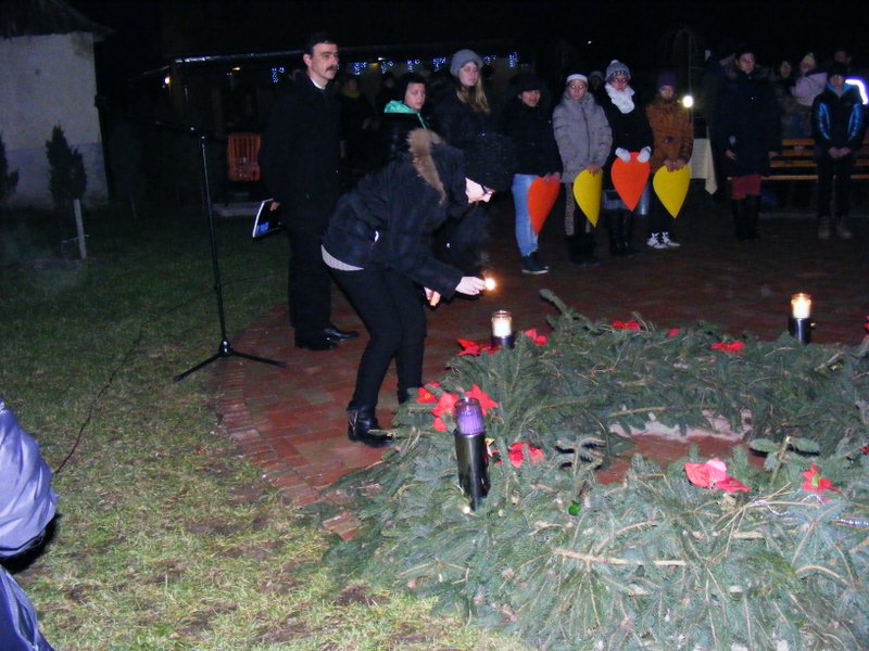 Advent harmadik gyertyagyújtása Ricsén