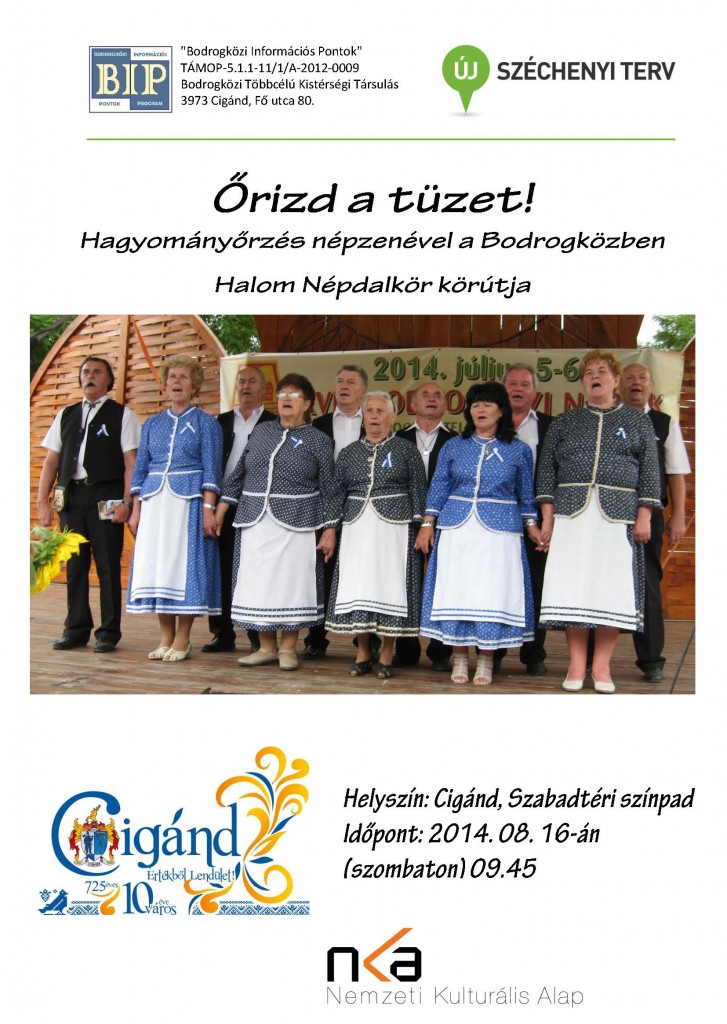 "Őrizd a tüzet" - Hagyományőrzés népzenével a Bodrogközben : Cigánd