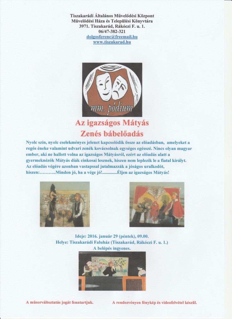 Az igazságos Mátyás