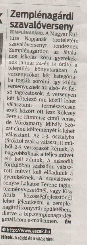 A bodrogkoz.com hírei az Észak-Magyarországban