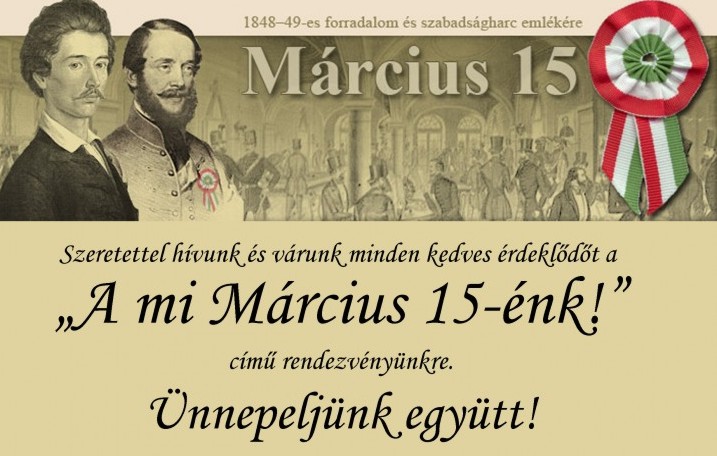 Március 15-e Alsóbereckiben