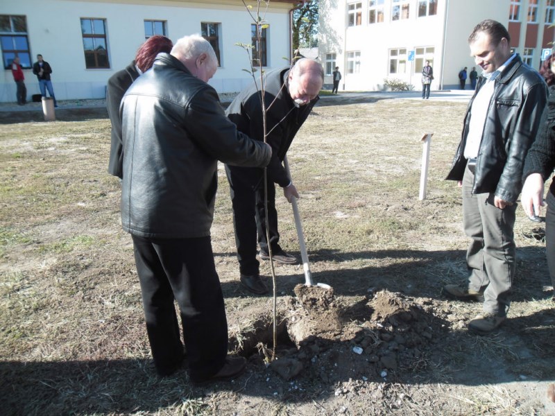 EMLÉKFA ÜLTETÉS KARCSÁN