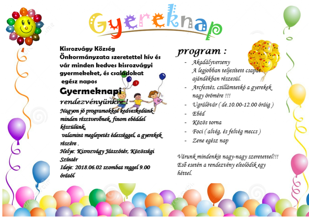 Gyereknap Kisrozvágyon