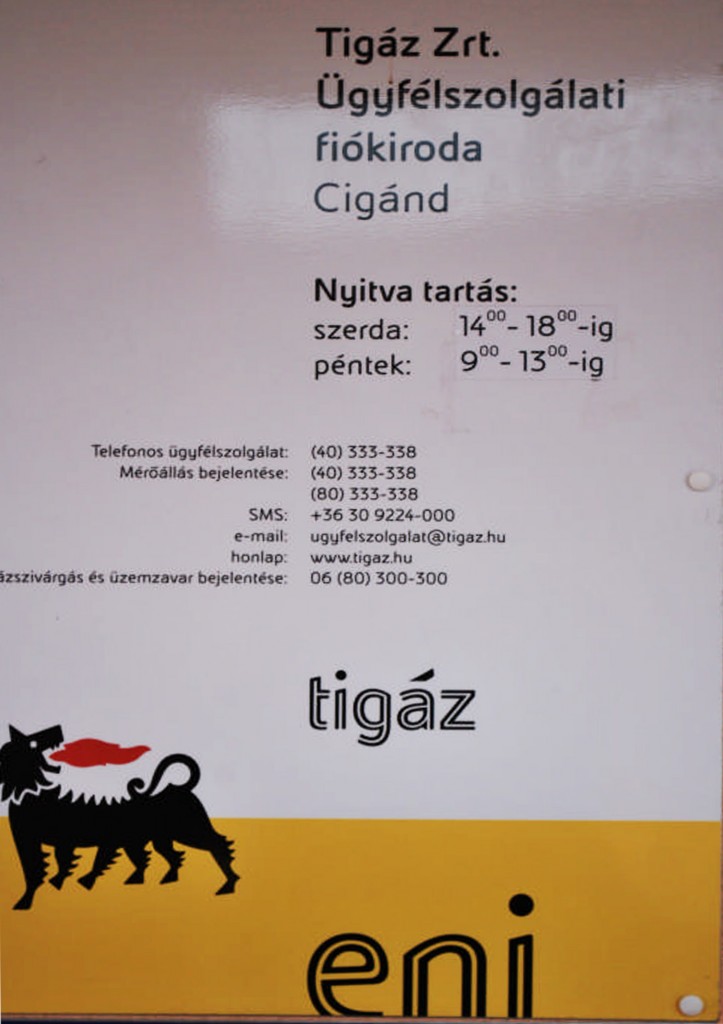Tájékoztatás a Tigáz Zrt. ügyfélfogadási rendjéről