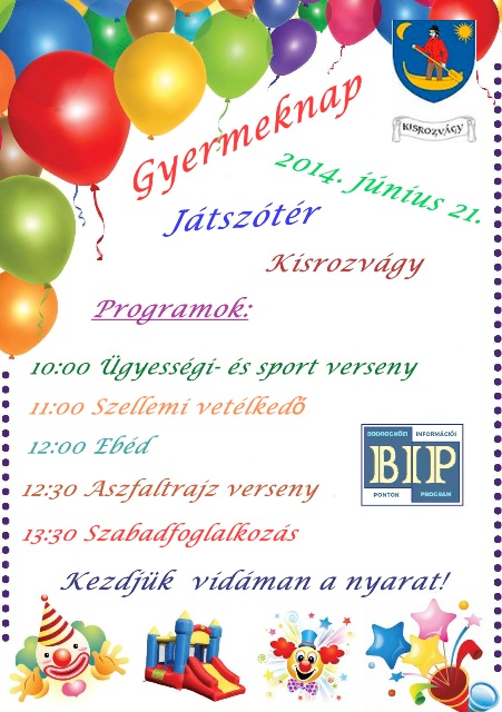 Meghívó - Gyermeknap Kisrozvágyon