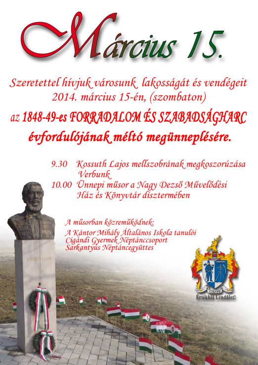 Ünnepeljük együtt a hőseinket Cigándon!