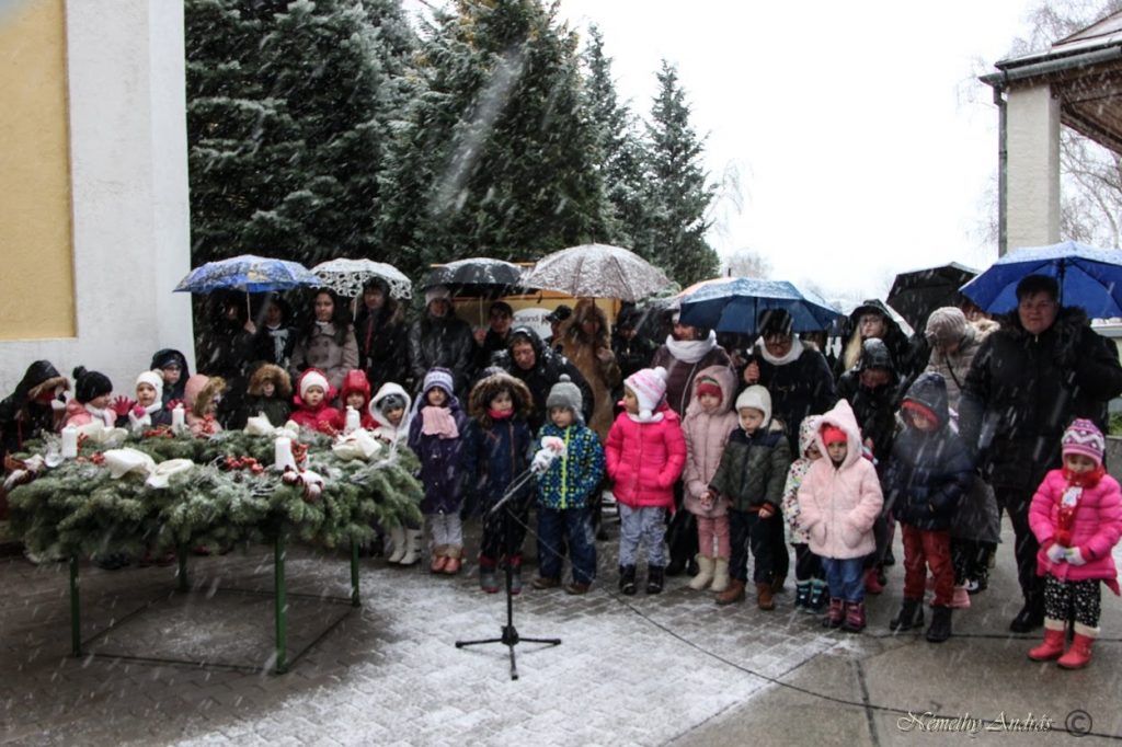 Adventi istentisztelet és gyertyagyújtás a cigándi református templomban