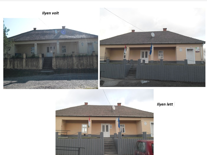 Kisrozvágy megújult épületei