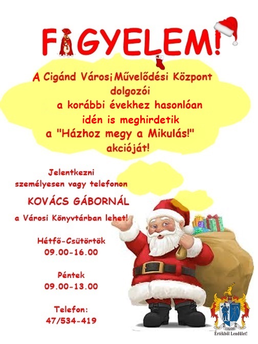 2016_12_05_cigánd_Házhoz megy a Mikulás plakát jó